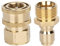 Hochdruckreiniger-Adapter-Set, 3/8 Zoll M22 Quick Connect Kit, Stecker weiblich Fitting, 3000 PSI