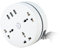 Universal Power Strip,3-Socket Power Board with 3 USB A,500W 10A Multi Power Outlet Strip Plug Extension,6.5 ft Rollable Extension Cable Cord,for Home Office Travel