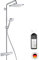 Colonne de douche thermostatique HANSGROHE Croma E 280 chromée + nettoyant Briochin