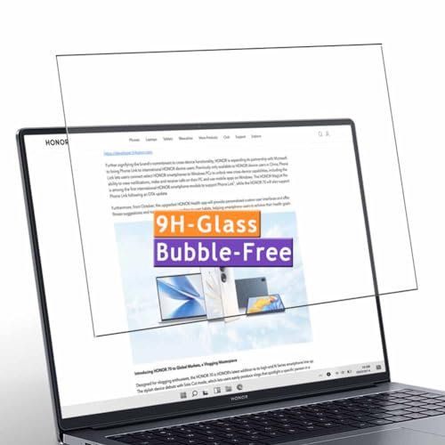 Vaxson Tempered Glass Screen Protector, compatible with Huawei HONOR MagicBook 14 2020 14 Laptop Visible Area, 9H Film Protectors Guard