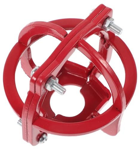 ULTECHNOVO Sprinklerabdeckungen für Feuerlöschanlagen Deckensprinkler 20 Mm Sprinkler-abdeckplatte Einfach Zu Installierender Roter Schutz für Innensprinkler