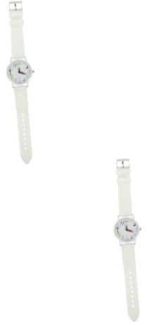 LIFKOME 2pièces Montre Étudiante Adorable Avec Bracelet Chiffres Design Et Ajustable