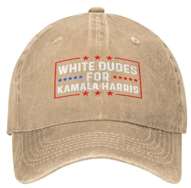 VINPHISH Weiße Dudes for Kamala Harris Cap für Männer Baseballmütze mit Design Mütze