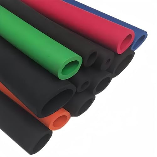 Isolation De Tuyau Tuyau Isolation Tube En Mousse Tube D'isolation Manchon De Protection De Tuyau D'eau Flexible Tuyau En Caoutchouc Pour Piscine,Sanitaire, Climatisation(Noir,18mm*5mm*98cm)