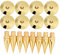 Mtlavishness Subwoofer Leg Spikes For Carpet Stick Hifi Stands 11. 0×8. 0×2. 0 Pairs 6 36Mm Copper Speaker Spike Isolation Stand Base Pad Feet Mat Subwoofer Floor Stand 8X12