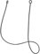 Cordon de sécurité pour bouchons d'oreilles, cordon de connecteur de bouchons d'oreilles en silicone anti-perte pour la plupart des bouchons d'oreilles avec embouts amovibles (noir)