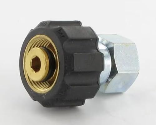 cyclingcolors Hochdruckreiniger Kupplung Schraubverbindung Adapter Schnellverbinder ETK22, M22x1,5-3/8 F