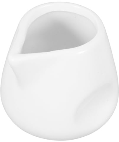 PRETYZOOM Keramik-Milchkännchen 2.36X2.36X2.36In Mini Milchspender Für Kaffee Tee Sahne Und Soßen Mit Ausguss Für Küche Und Esszimmer 1 Stück
