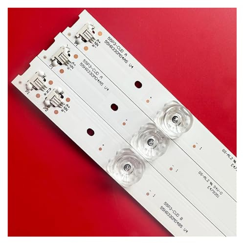 9/18Pcs Led-hintergrundbeleuchtung Bar StripFor TC-L 55HR330M04A5 V4 55HR330M04B5 4C-LB5504-HR15J 55 TV Th-mson 55A950C 55A880C 4 Lampen(2sets(18pcs))