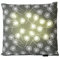 Kanguru la coperta con le maniche LICHT Kissen mit LED-Leuchten innen, Polyester-Baumwolle, Grau, 39x39 cm