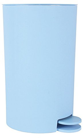 MSV PAPELERA OSAKI DE 3L DE CAPACIDAD EN COLOR GRIS AZUL CLARO CON PEDAL PARA UNA FACIL APERTURA, FABRICADA EN POLIPROPILENO