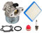 OxoxO 799868 - Kit carburatore con pera di innesco e filtro dell'aria 491588, compatibile con motori Briggs & Stratton da 4 a 7 CV 498170,497586,497314