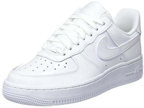 Nike Damen WMNS AIR Force 1 '07 Gymnastikschuhe, Elfenbein (Whitewhite 100), 42.5 EU