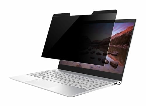 Dicota Secret 2-Way - Displayfolie für Sichtschutz aus Zwei Richtungen, geeignet für - 38.1 cm (15) Bildschirme, Transparent Schwarz, D31695