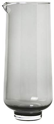 blomus Flow 63920 Carafe à eau en verre 34 Fluid_Ounces Fumé