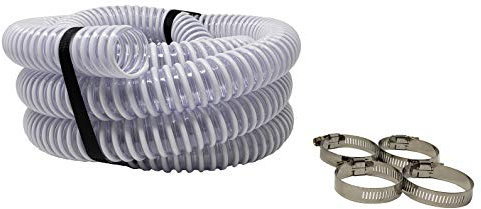 Sealproof Wasserdichter Pool Flexschlauch Saugschlauch 3,8 cm Durchmesser 12 FT