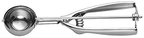 Komonee Traditional Stainless Steel Metal Ice Cream Scoop (Pack of 4)