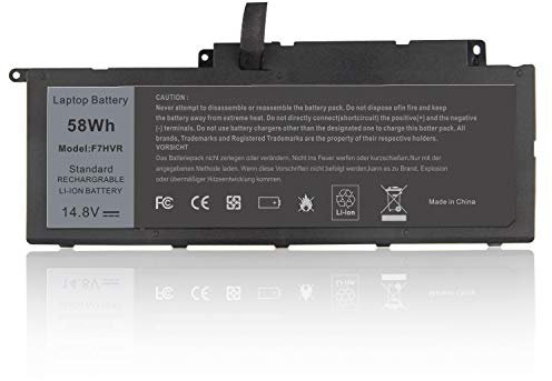 ARyee F7HVR Battery Compatible with Dell Inspiron 15 7537 17 7000 7737 7746 Series F7HVR 062VNH G4YJM T2T3J(58Wh 14.8V)