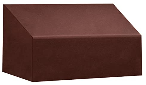 Kaufpirat Premium Abdeckplane Gartenbank B 130 x T 75 x HV 65 x HH 85 cm Gartenmöbel Gartentisch Hülle Abdeckung Haube Schutzhülle Abdeckhaube 900 D 6.000 mm Wasserbeständigkeit Braun