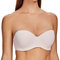 MELENECA Femme Grande Taille à Armatures Moulé Soutien-Gorge sans Bretelles Rose Clair 90G
