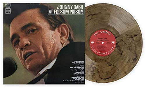 At Folsom Prison - Exclusive VMP Club Edition Tan With Black Swirl Colored Vinyl LP (With Bandana Included)