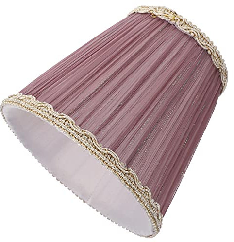 Lurrose 1stk Geklemmter Lampenschirm Aus Blasengewebe Stehlampenschirm Kronleuchter Lichtschirm Stehlampe Lampenschirm Vintage-lampenschirme Bodenlichtschirm Stoff Europa Violett Geäst