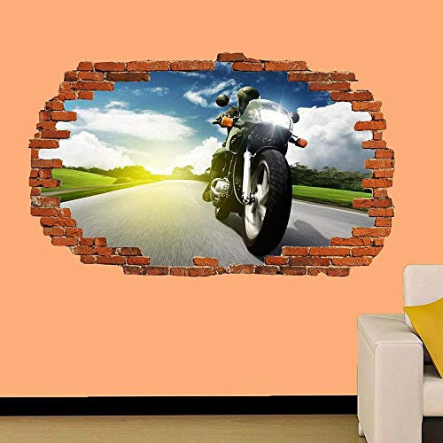 HUGF Wandtattoo BTS Korean Boysband 3D Hole in The Wall B Effect Self Adhesive Wall Sticker