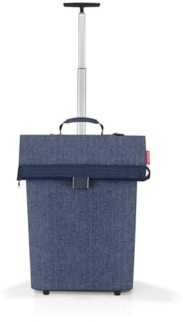 reisenthel Trolley M Herringbone Dunkelblau, Dunkelblau, Talla única, handgepäck