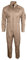 Propper Men's Poly Cotton Twill 27/P Flyers Coverall Jumpsuit, Tan, XX-Large Long