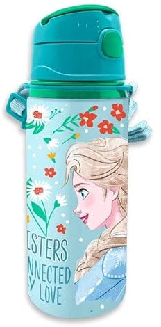 Disney Kids Licensing - Aluminiumflasche mit Griff, 600 ml FROZEN