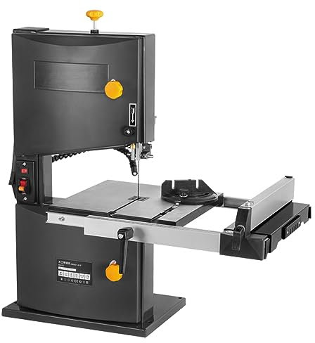 9-Inch Small Multifunctional Band Saw, 550W Woodworking Band Saw Machine, 85mm Cut Height, 1400R/min No Load, A Versatile Tool for Woodworking and Metal Cutting