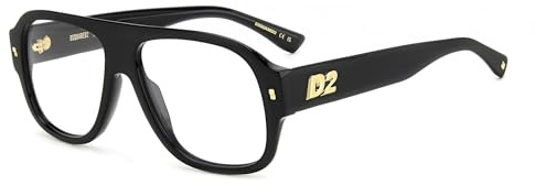 DSQUARED2 Brille D2 0125 Größe 56-15 mm Schwarz