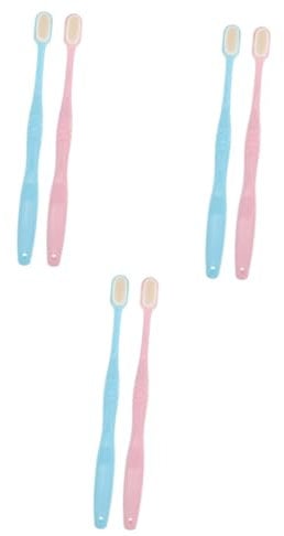 Healvian 6stücke Weiche Zahnbürsten Für Erwachsene Extra Feine Borsten Für Effektive Zahn Und Zahnfleischpflege Ergonomisches Design Für Tägliche Mundhygiene