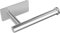YUET Adhesive Toilet Roll Holder Paper Holders Self Adhesive Tissue Stand Hanger Bathroom Kitchen Storage SUS-304 Stainless Steel Brush Silver (rectangular)