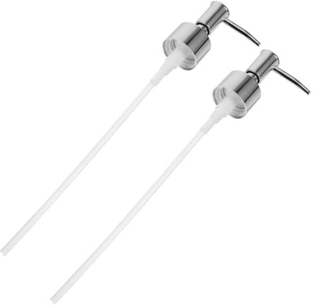 FRCOLOR Distributeur De Lotion Et De pour Salle De Bain Pompe à Pression en Chrome Pompes pour Shampooing Et Liquide Accessoires De Toilette Pratiques