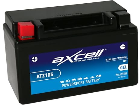 AXCELL Batterie 12V YTZ10S GEL passend für Yamaha YZF-R1 1000 RN19 2007-2008