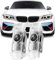 AutoQi Türlicht LED Laser Logo Projektor Kompatibel mit BMW Einstiegsbeleuchtung Lampe, 2 Stk (M-Power)