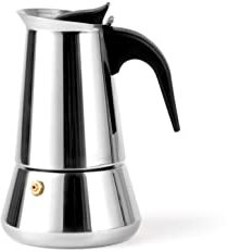 LEOPOLD Cafetera espresso inox TREVI- 4 tazas