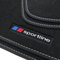teileplus24 F671 Fußmatten Gummimatten Sportline Design kompatibel mit BMW 2er Gran Tourer F46 2015-07/2022, Naht:Silber