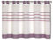 Startex 2237 Scheibengardine, Polyester, Weiß/Lila, 50 x 140 cm