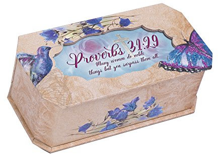 Cottage Garden Many Women Noble Things Schmetterling und Vogel Glitzer Spieluhr Spieluhr Spieluhr