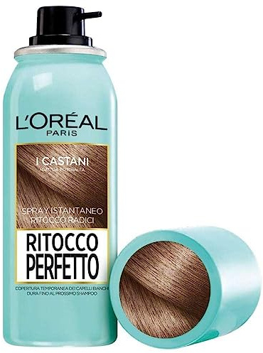 Set mit 6 Stück Oreal Perfekt Spray Nr. 3 Braunfarben und Farbe für Haare