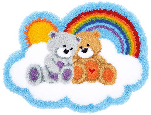 Latch Hook Kit: Rug: Shaped: Care Bears PN-0166078