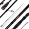 Zeck All Black 2,13m 20g - Spinnrute zum leichten Spinnfischen auf Barsche & Forellen, Angelrute zum Barschangeln, Jigrute