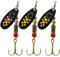 MEPPS - Cucchiaio Black Fury Point Giallo (punto giallo x3, 3)