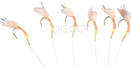 Lineaeffe Sabiki da Pesca in Mare Hikaru Shrimp Misura Amo 2 Bracciolo 0.35 mm Trave 0.45 mm dalla Barca