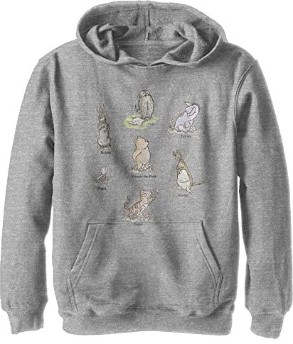 Disney Winnie The Pooh - Winnie Poster YTH Hoodie Heather grey 5/6