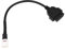 Akozon OBD2-Adapter, 4-polig auf 16-OBD2-Adapter für, 4-poliger für Kawasaki-Stecker OBD2-Motorrad-Adapter