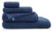 Bassetti GranFoulard Frottee-Set New Shades Doubleface Gästehandtuch + Handtuch aus 100 % reiner Baumwolle, Jacquard, Blau B1