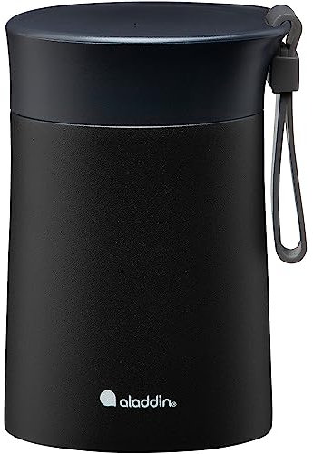 Aladdin Bistro Thermavac Edelstahl Speise-Tanne, 0.40 L, Schwarz